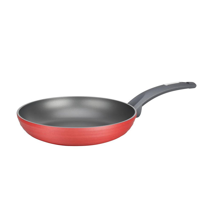 11'' Large Fry Pan - Non-Stick Stylish Kitchen Cookware With Dark Gray Inside And Red Outside (Works With Model: Nccw12Red)