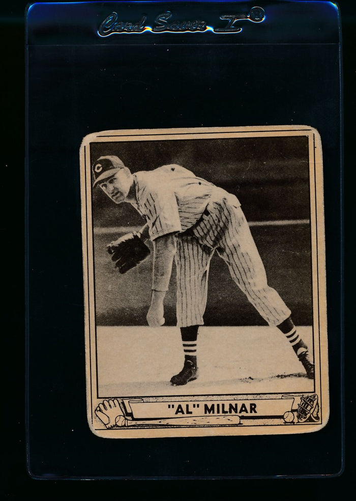 Scan of 1940 Play Ball 202 Al Milnar RC G