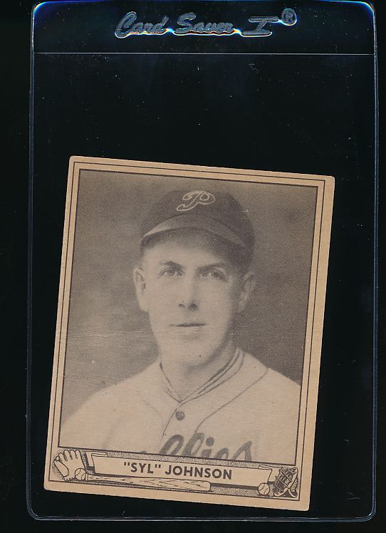 Scan of 1940 Play Ball 99 Syl Johnson VG-EX
