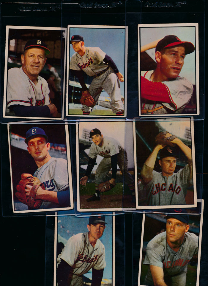 Scan of 1953 Bowman Color Set Builder GD-VG