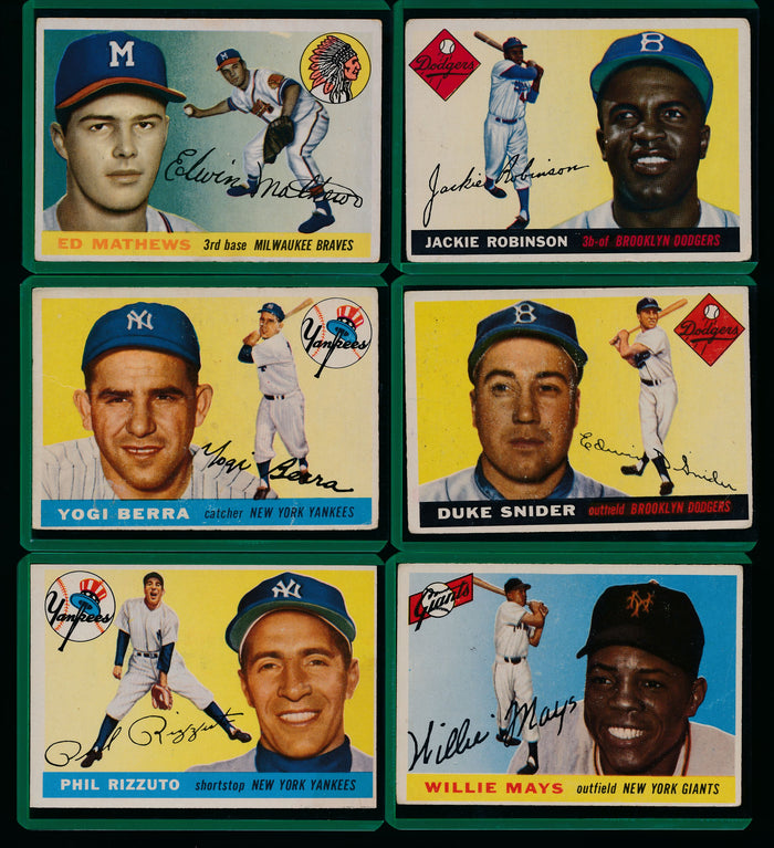 1955 Topps Baseball Complete Set Group Break