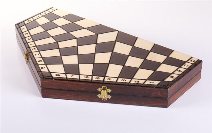 3 Player Large Wood Chess Set - Chess Set - Chess-House