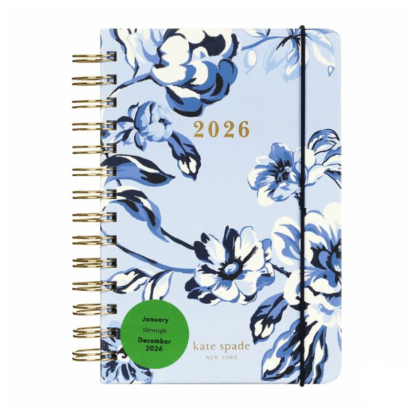 Simplified by Emily Ley Blue Floral 2026 Kate Spade Planner