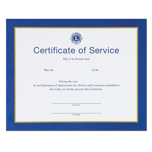 CERTIFICATE SERVICE - PERSONALIZED