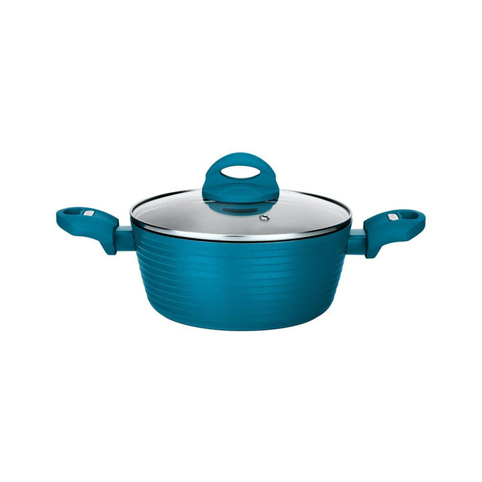 Cooking Pot With Lid - Non-Stick Stylish Kitchen Cookware With Light Gray Inside And Green Outside (Works With Model: Nccw12Gr)