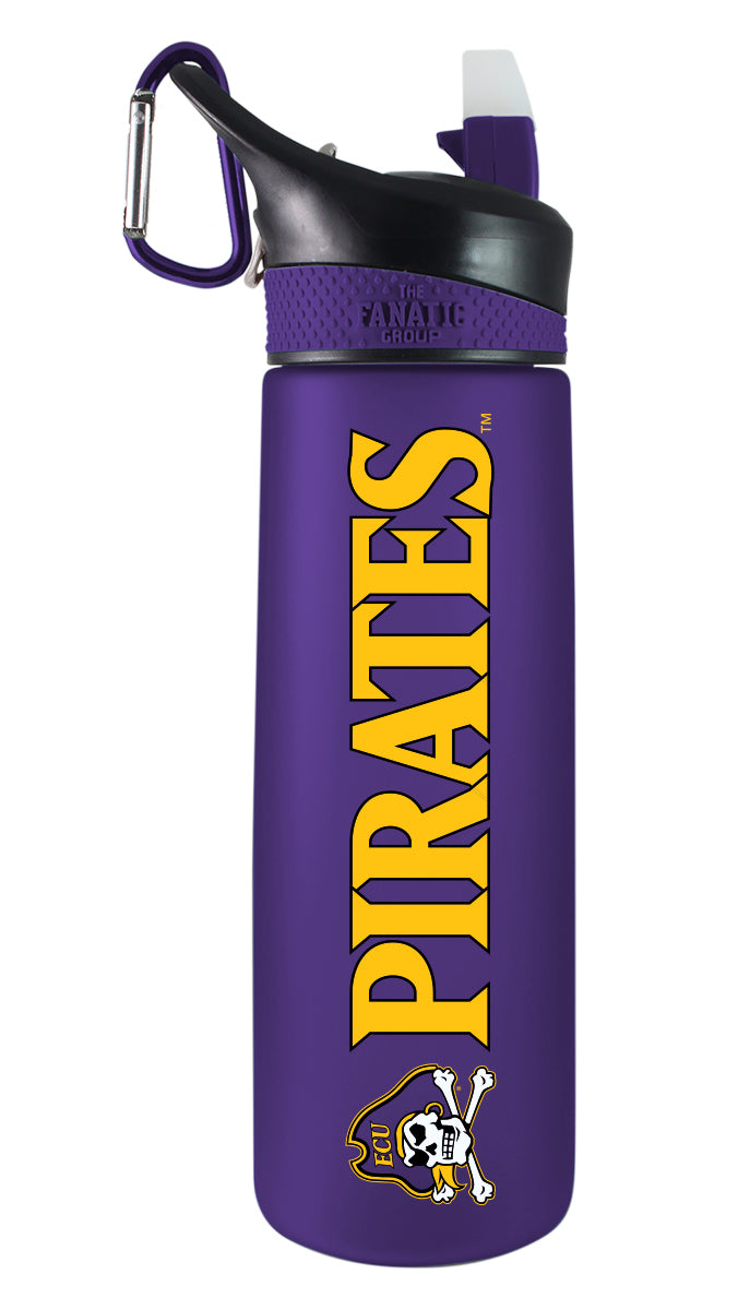 East Carolina 24oz. Frosted Sport Bottle - Primary Logo & Mascot Wordmark