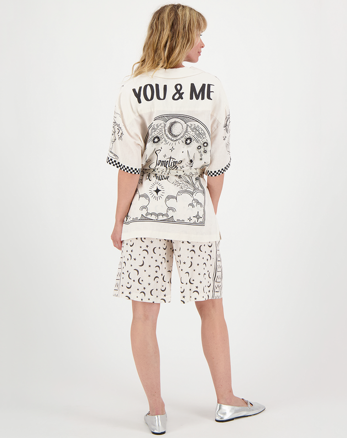 Eleanor Bermuda Zodiac Shorts