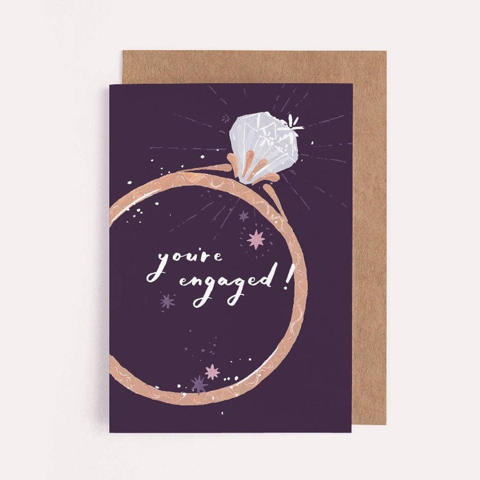 Sister Paper Co. Greeting Cards Engagement Ring Card