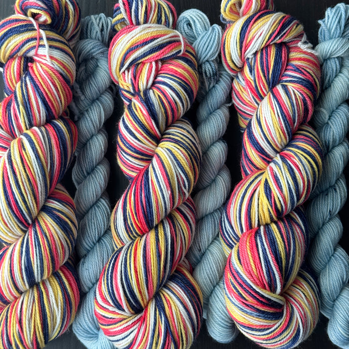 Go, Sports! Sock Set - Self Striping Merino Nylon Sock