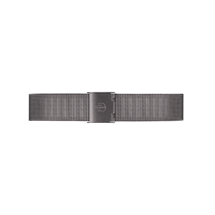 Mesh Uhrenarmband Grey Metallic 16 mm