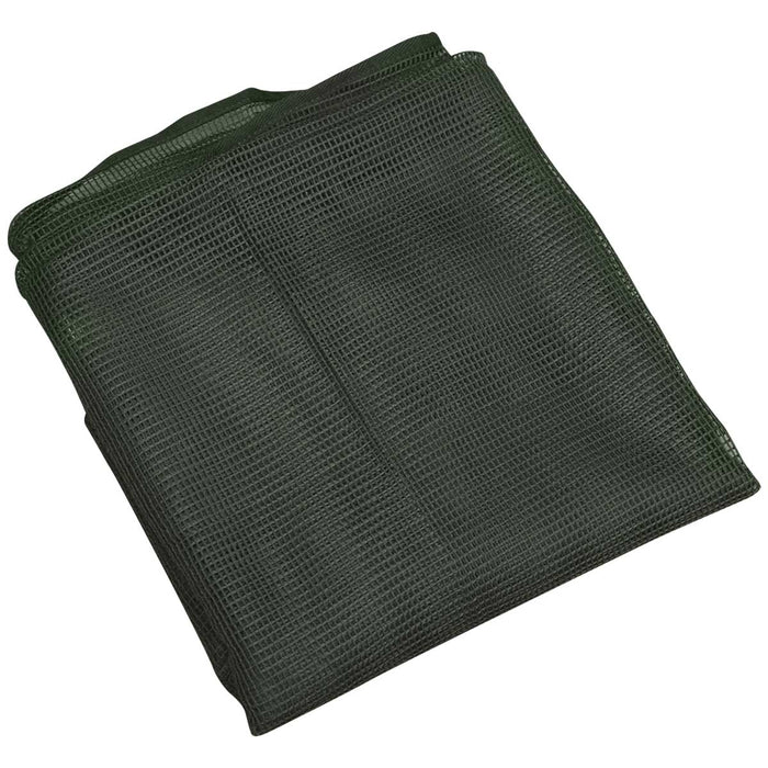folded mfh olive green scrim net scarf