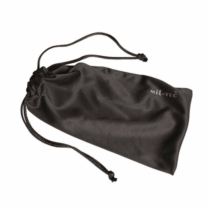 Mil-Tec Commando Goggles Air Pro Smoke Lens Black Frame Pouch
