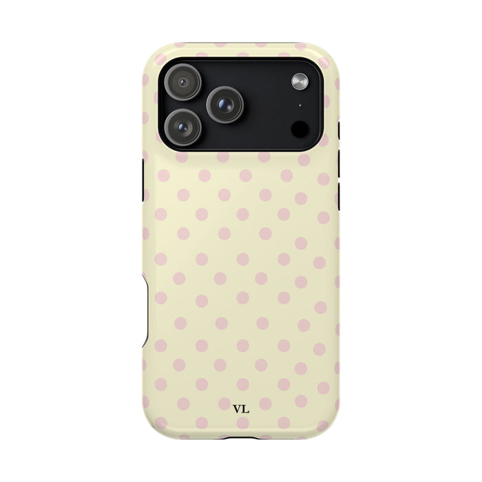 Polka Dots MagSafe Case - Vanilla Lane
