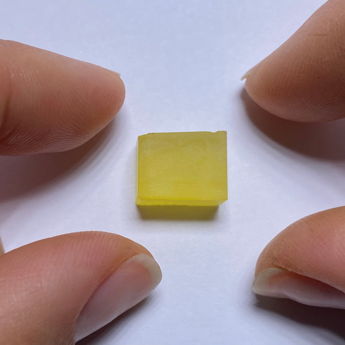 Pulled Czochralski Canary Yellow Sapphire