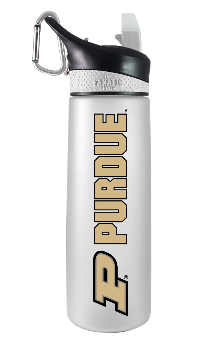 Purdue 24oz. Frosted Sport Bottle - Primary Logo & Wordmark