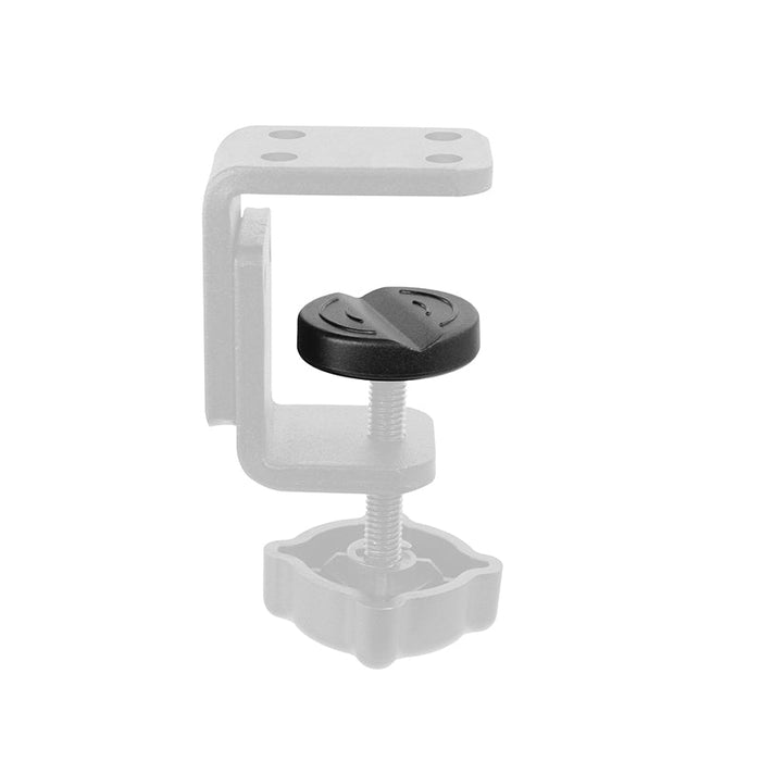 A Replacement Round Rubber Cover for C-Clamp, designed to fit over the main clamp bodyโoften used as an Arkon replacement part for securing objects to surfaces. The rubber cover is shown in semi-transparent gray.
