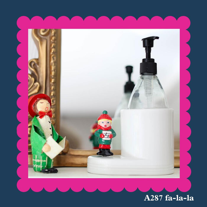 Retired Nora Fleming Mini Caroler A287 Fa-La-La