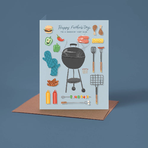 Inklings Paperie Smokin' Hot Dad Father's Day Card