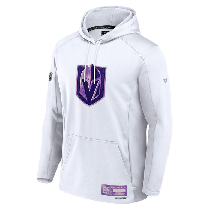 Vegas Golden Knights Authentic Pro Hockey Fights Cancer Hoodie - Vegas Team Store