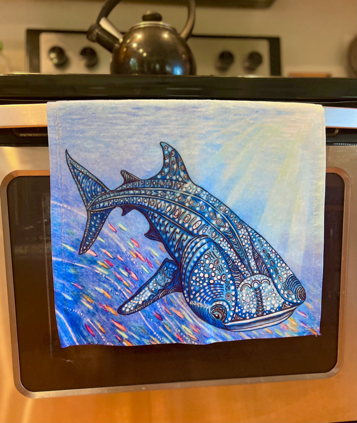 Whale Shark Hand Towel
