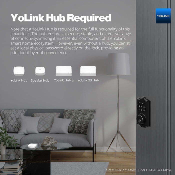 YoLink Smart Deadbolt Lock with Keypad
