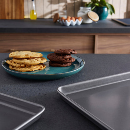 Chocolate chip cookies on a plate