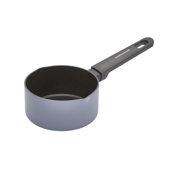 14cm Recycled Aluminium Milk Pan - Grey