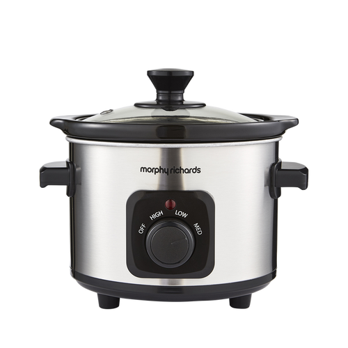 Morphy Richards slow cooker on a white background