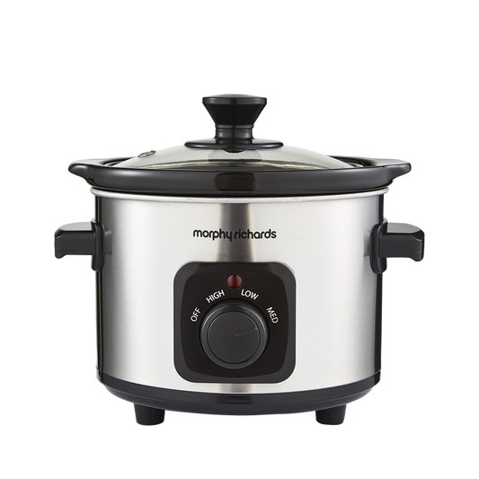 Morphy Richards slow cooker on a white background