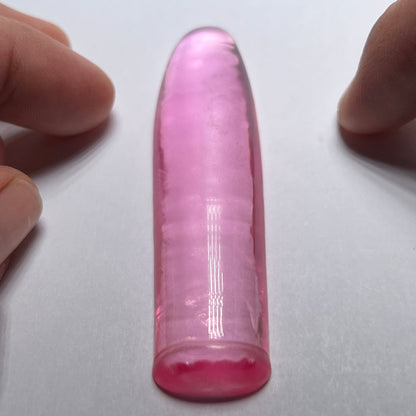 #18A Rose Pink Synthetic Corundum