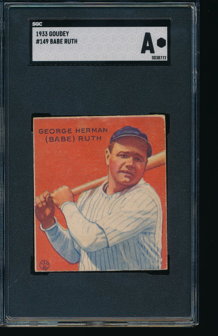 1933 Goudey Mega Mixer Break featuring TWO Babe Ruth cards (Limit 10)