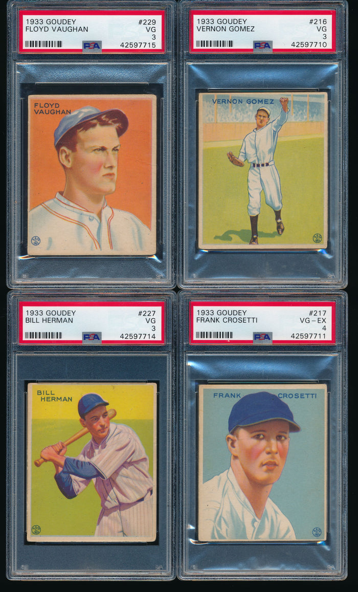 1933 Goudey Mega Mixer Break featuring TWO Babe Ruth cards (Limit 10)