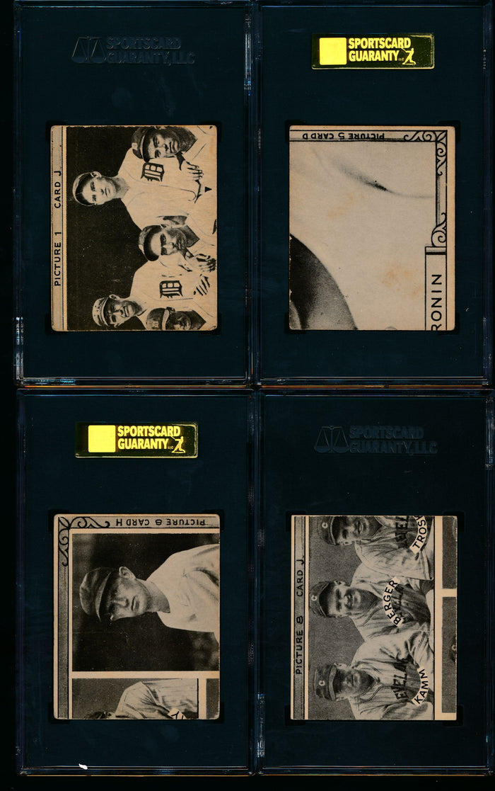 1935 Goudey 4-in-1 Complete Set Group Break (Limit 4) All SGC Graded