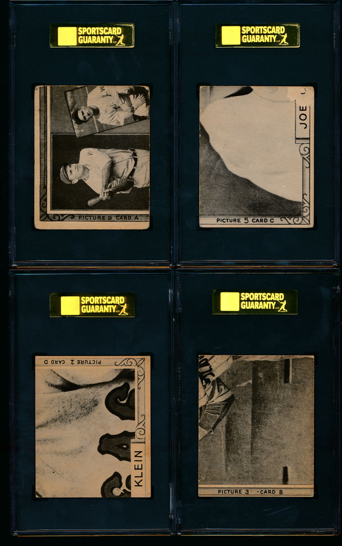 1935 Goudey 4-in-1 Complete Set Group Break (Limit 4) All SGC Graded
