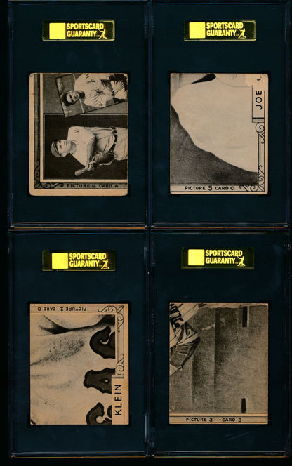 1935 Goudey 4-in-1 Complete Set Group Break (Limit 4) All SGC Graded