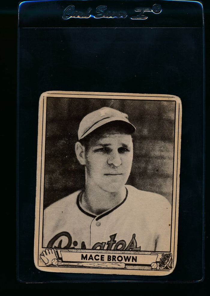 Scan of 1940 Play Ball 220 Mace Brown RC G