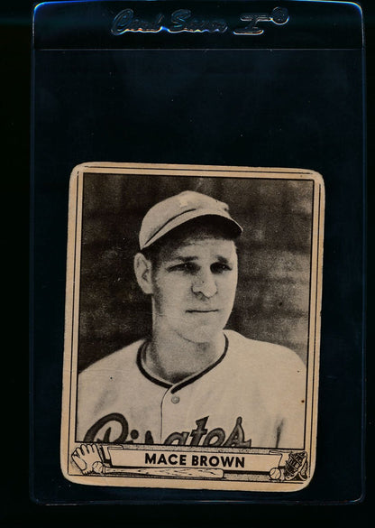 Scan of 1940 Play Ball 220 Mace Brown RC G