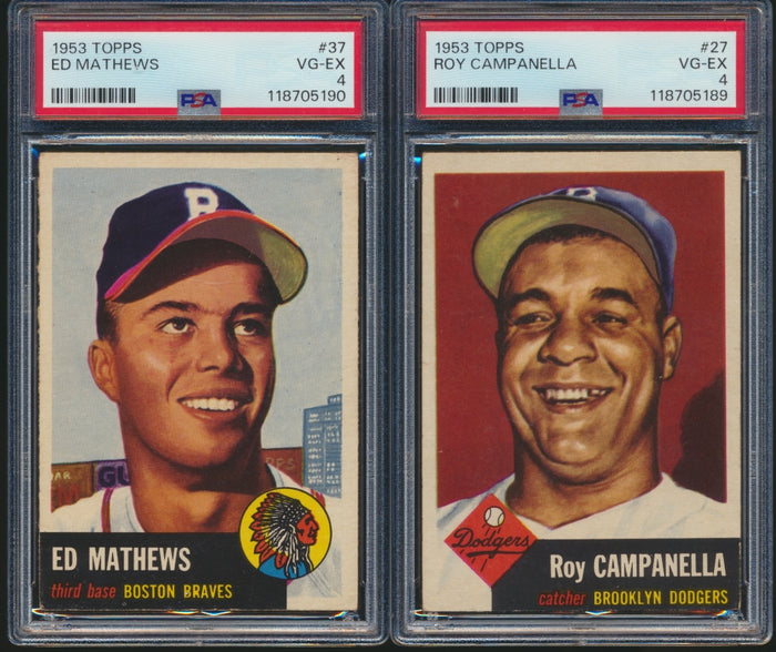 1953 Topps Baseball Set Break Repack ~ Burl's Classic Cardboard