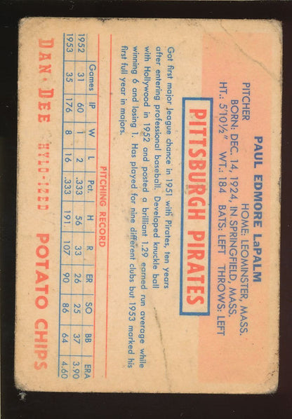 1954 Dan Dee Potato Chips   Paul LaPalme  G 4507