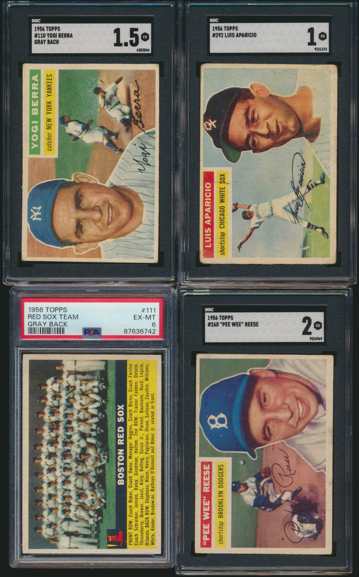 1956 Topps Baseball Low to Mid-Grade Complete Set Group Break #20 (Limit 10)