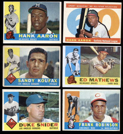 1960 Topps Baseball Low-Grade Complete Set Group Break #11 (LIMIT 5)