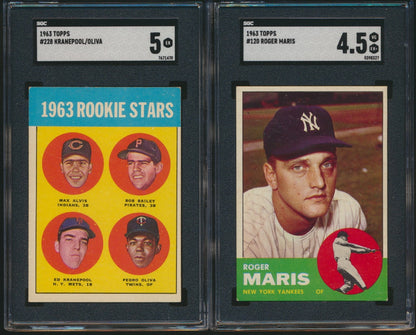 1963 Topps Baseball Low to Mid-Grade Complete Set Group Break #13 (LIMIT 20)