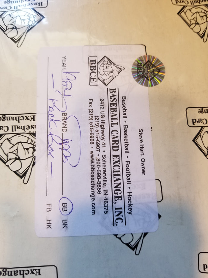 1984 Topps Baseball Rack Pack BBCE Box Group Break (24 spots)
