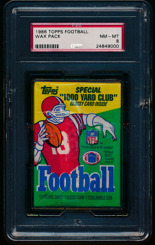 1986 Topps Football Wax Pack Group Break (17 Spots)