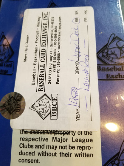 1989 Upper Deck Baseball Group Box Break #3
