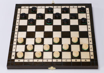 2 in 1 Chess & Checkers Game Set - Chess Set - Chess-House