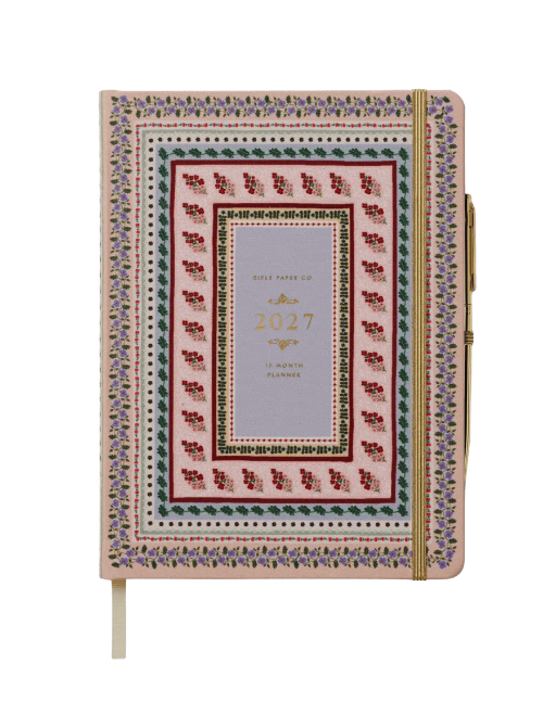 Rifle Paper Co. Paper 2027 Paisley 12-Month Hardcover Planner with Pen