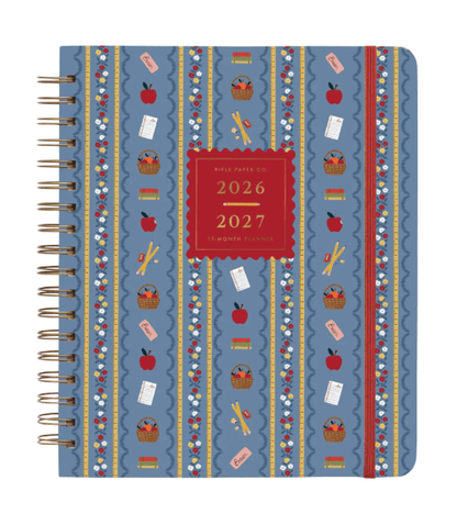 Rifle Paper Co. 2027 Schoolhouse 17-Month Academic Hardcover Spiral Planner