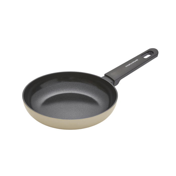 20cm Recycled Aluminium Frying Pan - Cream