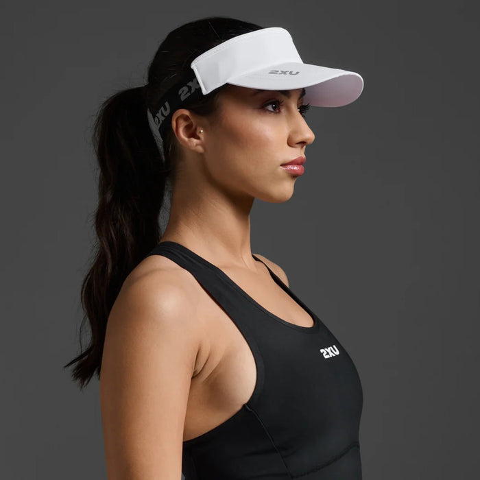 2XU Performance Visor | White